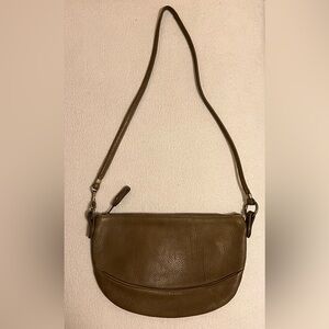 VINTAGE Roger Van S Brown Leather Purse / Bag